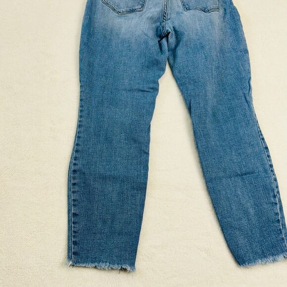 Lucky Brand Straight Ankle Crop Jeans 8/29 Mid Rise Dark Wash Denim - Picture 12 of 16